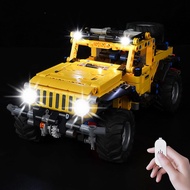 Kyglaring LED Light Kit Compatible with Lego Jeep Wrangler Technic 42122 Building Blocks, Upgraded T
