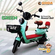 goda 140D monkey / green / e bike / sepeda listrik goda