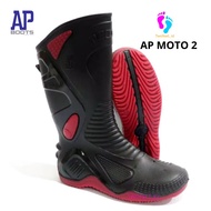 Ap Moto 2 - Ap Boots Moto 2 - Ap Boots Moto 2 BLACK RED 38-45 - Biker Boots