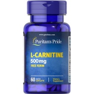 [PURITAN'S SALE] Puritan's Pride L-Carnitine 500mg 60 Caplets - Vegetarian Fat Metabolism Support
