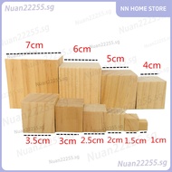 Cube Pine Wood Blocks Pine Cube Small Wood Blocks Solid Wood Building Blocks Pine DIY Handcraft Mode