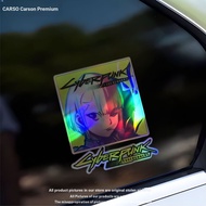 Cyberpunk 2077 Laser Reflective Car Sticker LUCY LUCY Rebecca Chassis Electric Vehicle Motorcycle St