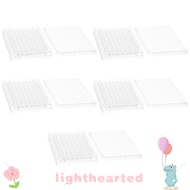 LIGHTHEARTED 1/5Pcs Tissue Culture Plate, 96 Well Plastic Experiment Instrument Tools, Durable Flat 