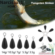 NARCISSUS Weights Fishing Tools Tungsten Outdoors Tungsten Fastach Sinker 3.5/5.3/7/10.5/14g Additio