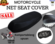KAWASAKI Fury 125 MOTOR NET SEAT COVER | WITH FREE |  NET SEAT BREATHABLE COVER |HEAT RESISTANT , MESH NET SEAT , WATERPROOF |BLACK | UNIVERSAL | Cash On Delivery