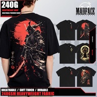 MADFACE Clothing - Japan top design Samurai - Dominate Shirt - Unisex Cotton Oversized T-shirt