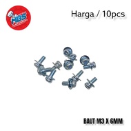 M3 Small Bolt ORIGINAL Steel Bolt Vale Gasoline Faucet Bolt Carburetor Spreading