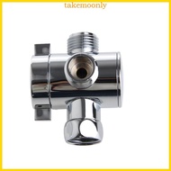TAK 3 Way T-adapter for Valve For Toilet Bidet Shower for Head Diverter for Valve 1