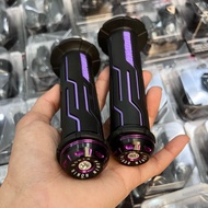 DAYTONA TECH Handlebar Cover With RONIN Motorcycle End Selectable Color (Purple RONIN)