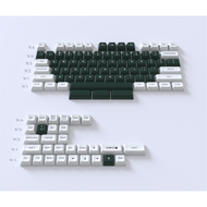 Sikakeyb Double Shot PBT 60 64 68 84 Keycaps for Gateron Cherry MX Gamer Mechanical Keyboard Gery Wh