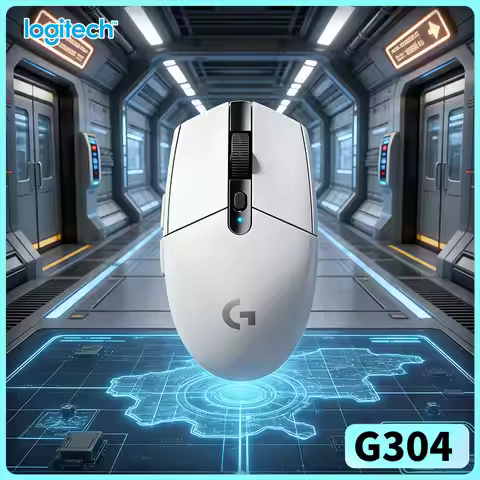 Logitech G304 Wireless Mouse LIGHTSPEED Tech 12000 DPI 1ms Response 9-Month Battery Budget-Friendly 