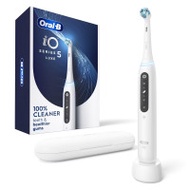 Braun Oral-B iO Series 5 充電電動牙刷 - 白色 | AI潔齒追蹤功能 | 雙模式智能壓力感應燈 | 香港行貨