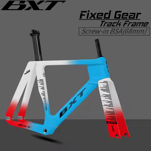 BXT Carbon Track Frame TRC-195 Fixed Gear Bicycle Carbon Frameset EPS Technology Front 9x100mm Rear 