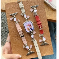 Cute Cat Watchband For Watch Strap Series11 10 9 87654321,SE,Ultra Leather Wath Strap Size 41mm 45mm