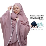 Rawdah GO Telekung Travel | Compact telekung bag sejuk selesa