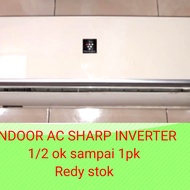 Indoor AC Airconditioner Sharp inverter 1/2pk sampai 1 pk