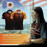 2023 2023 Tiger stripe series - Team malaysia jersey polo tee - PACE X MSN Hot sale