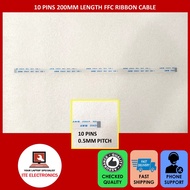 NEW 10 PINS 200MM FFC FLAT RIBBON CABLE SAME DIRECTION