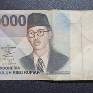 Uang Kertas RI 50 Ribu Rupiah 1999 Nomor Seri Cantik.