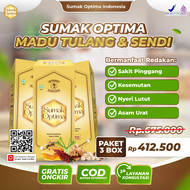 Paket 3 Box Sumak Optima Madu Herbal Anti-Inflamasi Atasi Nyeri Sendi Nyeri Otot Nyeri Lutut Nyeri P