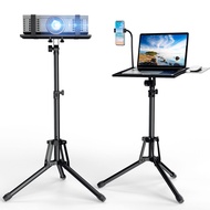Projector Stand Laptop Tripod Stand - Portable Stand Adjustable Height 20 to 60 Inch, Projector Stan