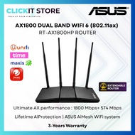 ASUS AX1800 Dual Band WiFi 6 (802.11ax) Wireless Ai Mesh Extendable Router | RT-AX1800HP