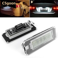 C5GOON 2pcs Car LED Number License Plate Light Lamps For For Peugeot Boxer Citroen Jumper Fiat Ducat