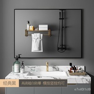 XYXinyi Hongyun Bathroom Wall Hanging Mirror Punch-Free Toilet Toilet Bathroom Mirror Dressing Wall-Mounted Half-Length