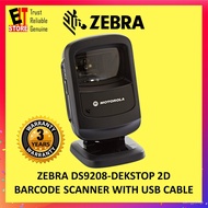 R6KH ZEBRA DS9208-DEKSTOP 2D BARCODE SCANNER WITH USB CABLE - (DS9208-SR4NNU21Z) (3YRS WARRANTY)