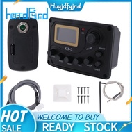 4 Band EQ Equalizer -3 Acoustic Guitar  EQ Preamp with Digital Tuner Guitar Pickup