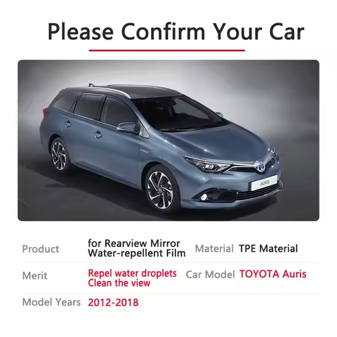 Full Cover Anti Fog Film Rainproof Rearview Mirrors for Toyota Auris E180 180 Scion iM Corolla 2012~