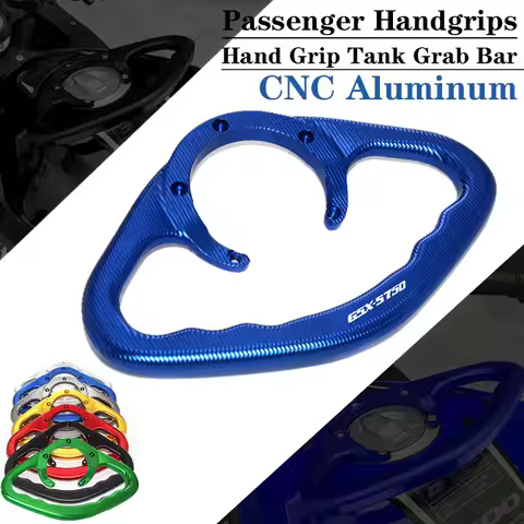 Motorcycle Accessories CNC Passenger Grip Tank Grab Bar Fit For GSX-S750 GSXS750 GSX S750 GSXS 750