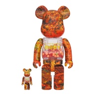 [BE@RBRICK] MY FIRST BEARBRICK B@BY AUTUMN LEAVES Ver.100％ ＆ 400％
