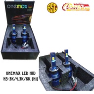 BSG PRO  ONEMAX LED HID N3 - 3K/4.3K/6K H1,H4,H3,H7,9005,9006,H11