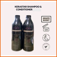 ULADY Kerastar Keratin Shampoo and Conditioner 500ml