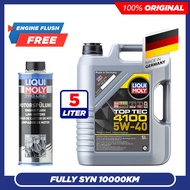 (FREE LM ENGINE FLUSH) Liqui Moly TOP TEC 4100 5W40 Fully Synthetic Engine Oil (5L) 5W-40