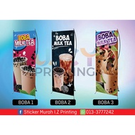 BUNTING AIR BOBA, MILO, NESCAFE, TEH AIS BOLEH EDIT INFO