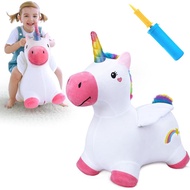 iPlay, iLearn Bouncy Pals Hopping Unicorn Horse, Mainan Kuda Unicorn Melantun untuk Kanak-Kanak Pere