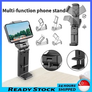 🇸🇬 [READY STOCK] Multifunction Phone Holder Clip Airplane Train Seat Mount Foldable Phone Stand Gadg
