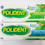 Polident Denture Adhesive // Denture Glue 60g // 20g
