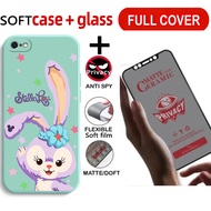 Ceramic Privacy Resistant Tempered Glass Case for iphone 6p 6s 6 plus 6sp phone casing Softcase Sili
