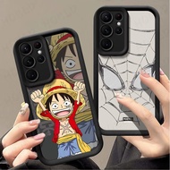 For Samsung Galaxy S24 FE S23 Plus Ultra Case M54 M55 F54 F55 5G Cartoon Anime One Piece Trendy Soft