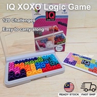 IQ XOXO Tic Tac Toe Puzzle Logic Game Portable Brain Teaser Family Game IQ Game Kids Mainan IQ Kanak