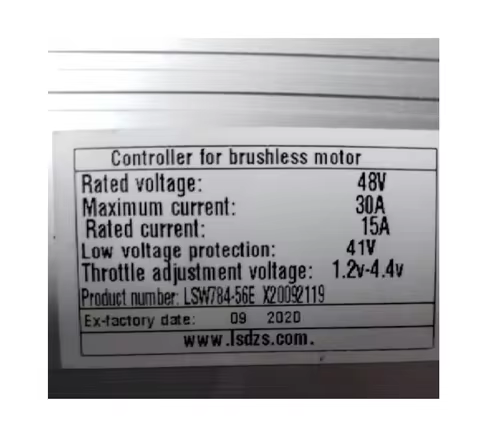 Controller(customized) For Brushless Bafang Motor LSW784-56E Lsdzs Lishui 48V 30A Kits Lohas eBike F