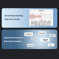 AI Voice Recorder Translation Device Transcription Summary ChatGPT-4 Support 58 Languages 16GB for L