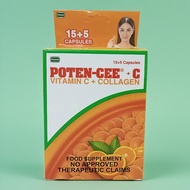 Poten-Cee Vitamin C + Collagen Capsules