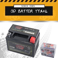 【on hand】motolite battery OD battery YTX4L-BS 12V-4Ah/10HR For XRM110&amp;125/WAVE125/MIO I 125/MIO SOU