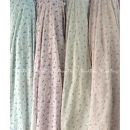 Embroidered rough fabric with 4-color prints