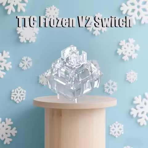 TTC Frozen V2 Switch 3Pin Silent Linear RGB Factory Lubrication Games Mute Mechanical Keyboard Switc