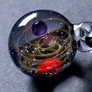 【原創宇宙琉璃項鍊】日本銀河玻璃吊墜聖誕星空送禮生日飾品禮物